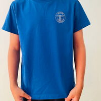 T-Shirt Kinder in Blau, Leuchtturm